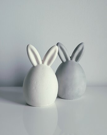 Dekoracja z gipsu Jajko z uszami, Malvhome