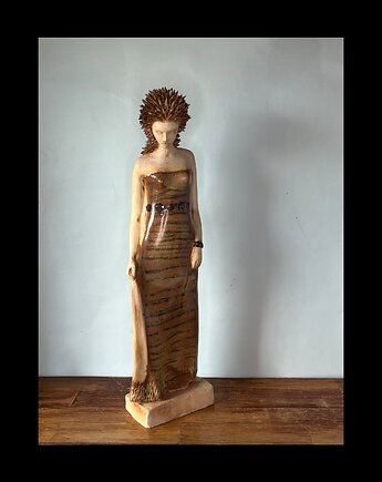 Rzeźba ceramiczna - Figura w sukni, DOBROWOLSCY