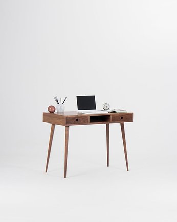 Biurko drewniane orzechowe, minimalizm, Mo Woodwork