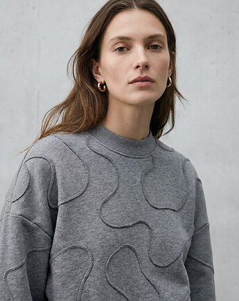 Bluza esy szara, COCOON