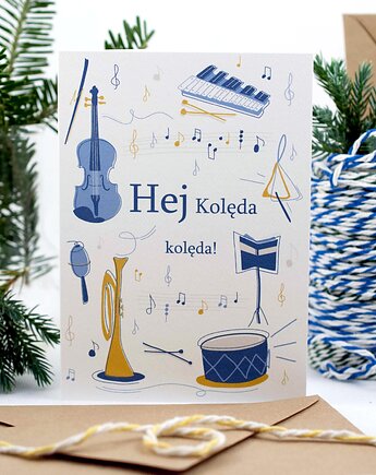 Kartki świąteczne - komplet 6 szt., Justyna Mioduszewska