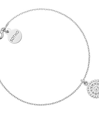 Srebrna bransoletka z rozetką, SOTHO