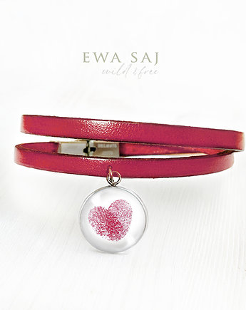 Odciski Miłości -  bransoletka stalowa, Makaliboo