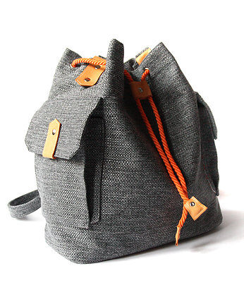 torba - grey&orange -, elfagado