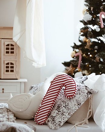 Świąteczna dekoracja, poduszeczka w kształcie lizaka, MINIMETRY