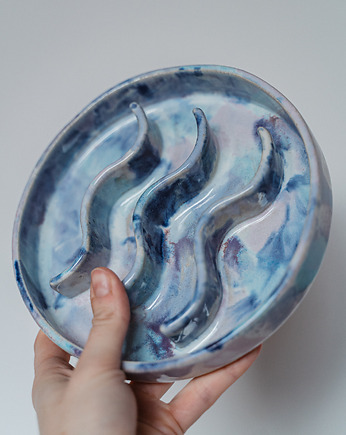 Miska spowalniająca dla psa, rękoczyny