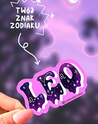Naklejka - Zodiak - Leo , IvoAdventures