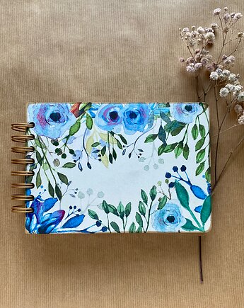 Akwarelowy mini album dla dziewczynki - chrzest, komunia, urodziny, eight