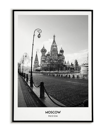 Plakat miasto ROSJA - MOSKWA obraz, Bajkowe Obrazki