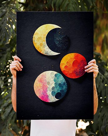 Plakat Nocne Niebo, Abstraktoria