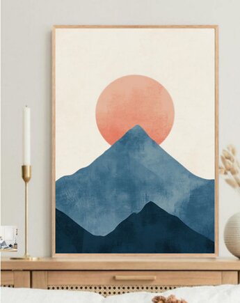 PLAKAT GÓRA ilustracja, black dot studio