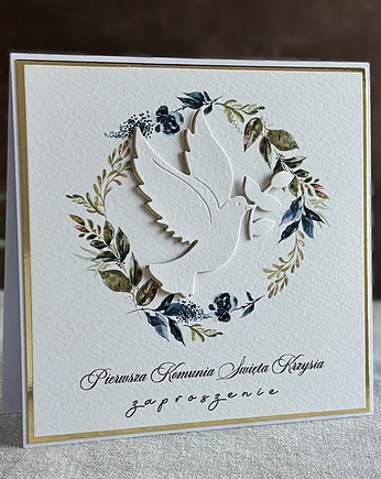 Zaproszenia na komunię, wzór 33, Anna Art and Crafts