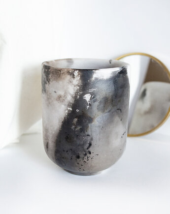 Rustykalny kubek handmade - unikatowy, 250 ml, Berry Studio
