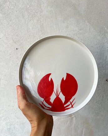 Talerz porcelanowy z rakiem no. 2 LA LUZ / 21 cm, Soul Label