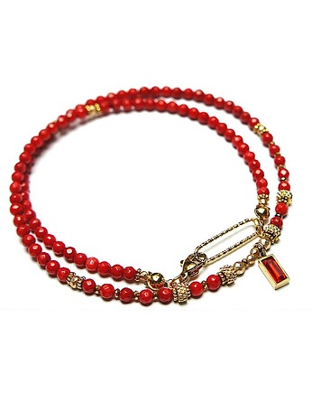 Koral red vol. 8 /18.07.25/ choker - Szlachetna kolekcja, KiKa pracownia