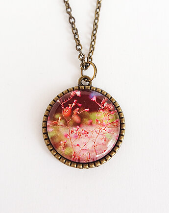 Medalion, naszyjnik - Lato - antyczny brąz, yenoo