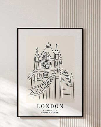 Plakat LONDON, PAKOWANIE PREZENTÓW - pudełko na prezent