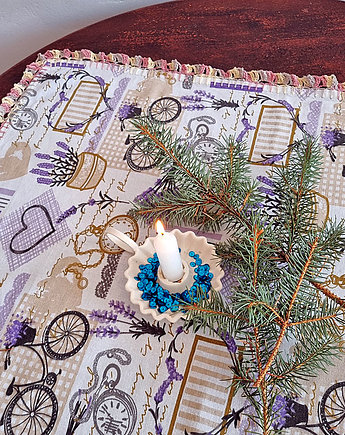 Serweta Świąteczna Lawenda, ZeStrychu Handmade