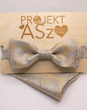 Mucha srebrno-złota komplet, Projekt ASz