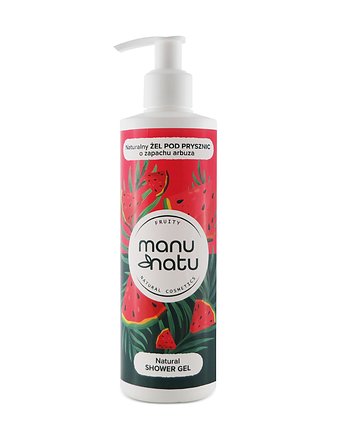 Naturalny arbuzowy żel pod prysznic 300ml, Manu Natu