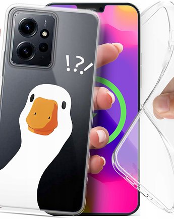 Etui slim clear do Xiaomi Redmi Note 12 4G przezoczyste i wzory do wyboru, Caseline  etui na telefon