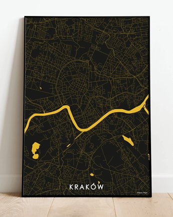 Mapa plakat - Kraków, Mappy Maps