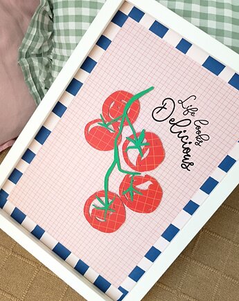 Papierowa przestrzenna ilustracja "Life looks delicious", Hug The Paper
