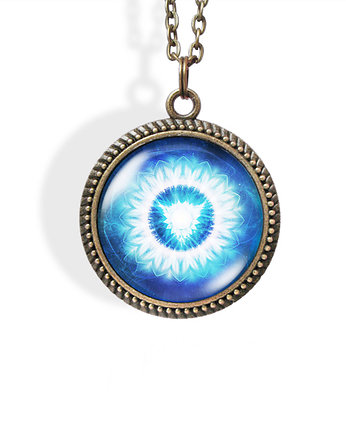 Medalion, talizman - Czakra Gardła - brąz, yenoo