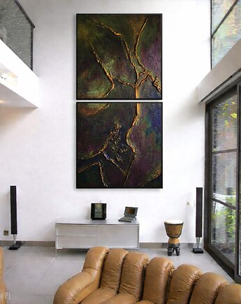 Ekskluzywna dekoracja - obrazy wielkoformatowe duże, art and texture