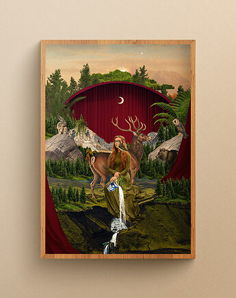 Plakat Everything Flows, Łukasz Kuleta