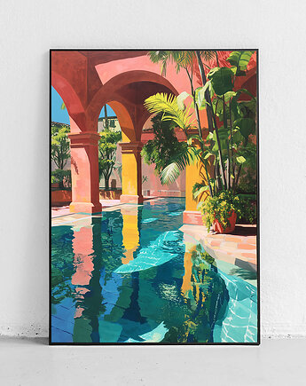 Plakat Odbicia pod arkadami południa, Harvest Maison