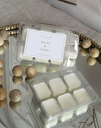 Sandal & Cedar- wosk sojowy do kominka 66g (wybierz swój zapach), Coccola JEWELLERY