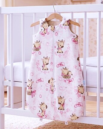 BabyU, Śpiworek Całoroczny Regulowany Ciepły Bawełna 1.5 TOG 0-18 LOVE, Sleepdo