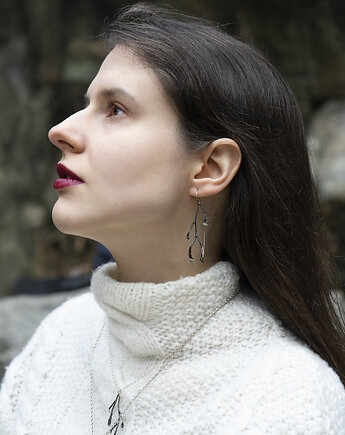 Kolczyki srebrne SZADŹ No. 1, Kamaryd