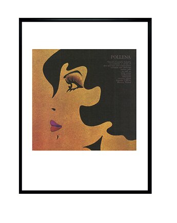 Plakat Oprawiona reklama POLLENA, 1973 r, RiskyWalls