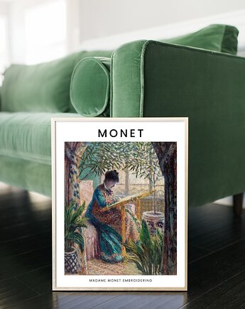 PLAKAT Claude Monet, morski krajobraz, black dot studio