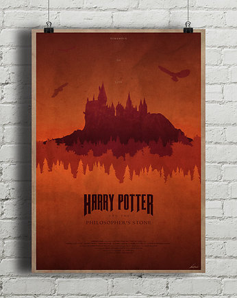 Plakat Harry Potter i Kamień Filozoficzny, minimalmill