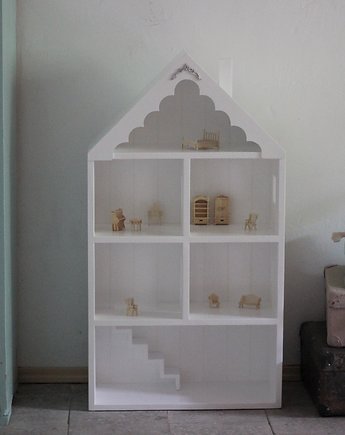 Drewniany domek dla mayszek/ lalek Alva, OSOBY - Prezent dla dziecka