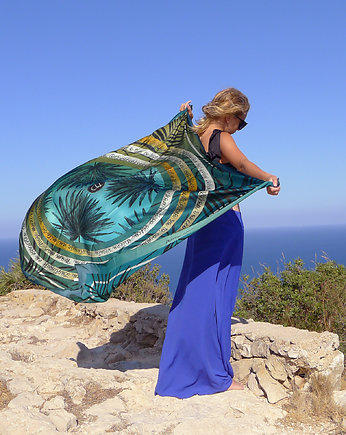 Jedwabna chusta premium, 130cm - 130cm, Lenart View