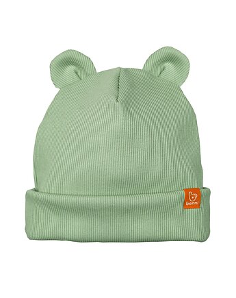 Czapka MISIACZKA  - pistacja, Benni