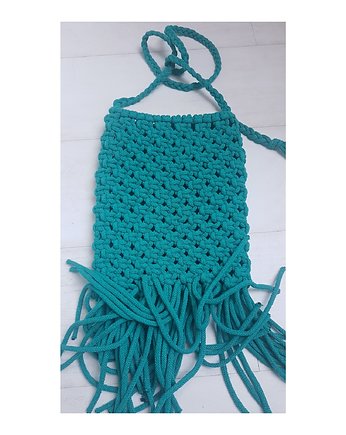 Torebka worek szmaragd, Little Bee Craft