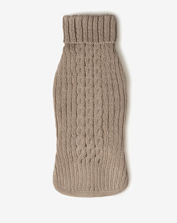 Sweterek dla psa Caldo Beige z wełny merino, MUSSO