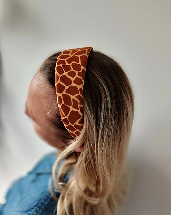 Jedwabna opaska do włosów safari chic SILK CHARM, Capillum