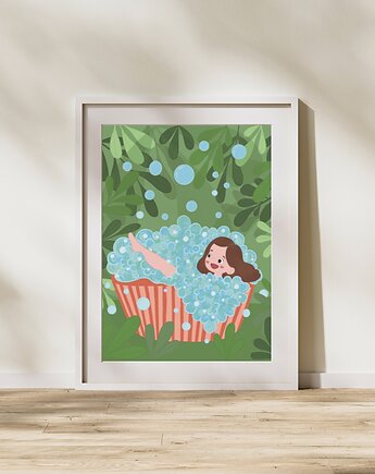 Plakat Jungle bath, Maya Design