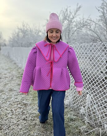 Pikowana kurtka z kołnierzem, Glucka