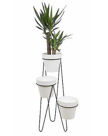 Kwietnik Stojak na Kwiaty Black 95 cm, MIA home
