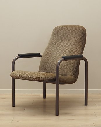 Fotel brązowy, duński design, lata 60, produkcja: Dania, Przetwory design