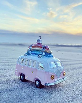 Hippie Van Różowy, Max Glass Ornaments