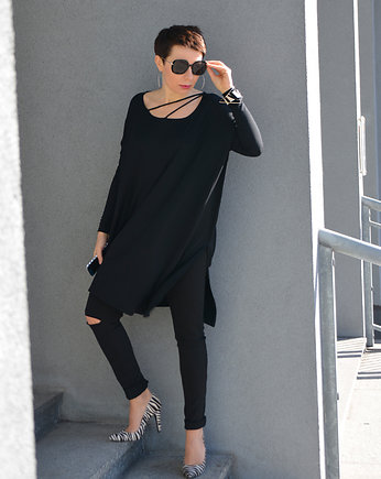 TUNIKA OVERSIZE black, momo fashion