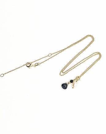 Klasyczny naszyjnik z turmalinami i perełką, Studio Gazela